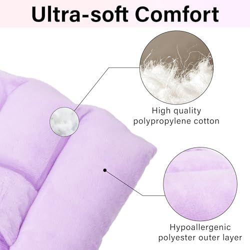 BFXM Mastectomy Seatbelt Pillow, Seat Belt Pillow Post Surgery - color: Purple