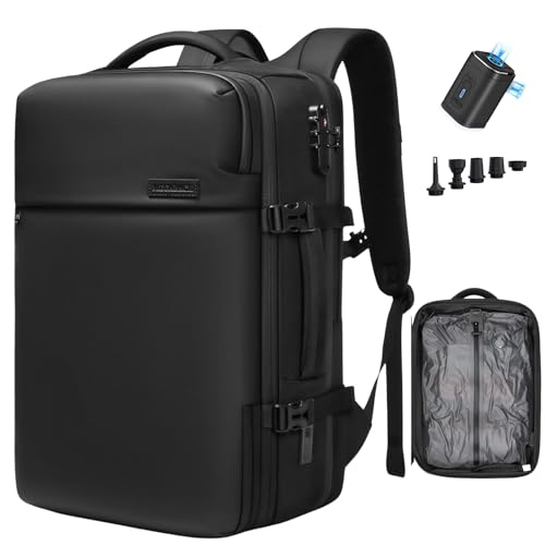 70L Vacuum Travel Backpack, TSA Lock, Charging Port, Waterproof - size: 70L with Pump