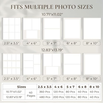 Vienrose Graduation Self Adhesive Photo Album 11x10.7 40 Pages - size: 10.71" x 11.02" 40 Pages