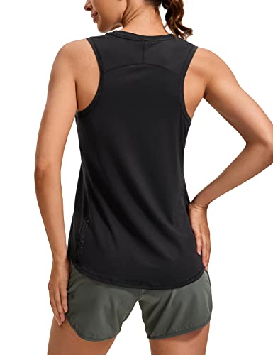 CRZ YOGA Lightweight Racerback Tank Top - color: Black, size: Large