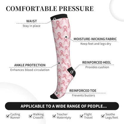 Compression Sock Graduated Knee High Sock for Women Men - color: 21