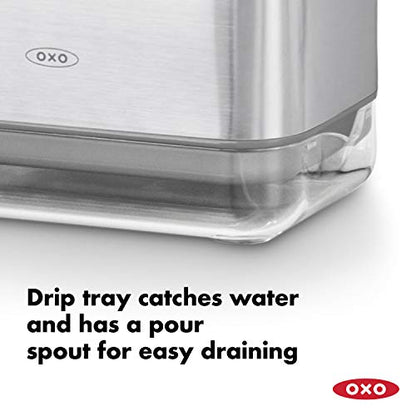 OXO Good Grips Stainless Steel Sink Organizer Caddy & Sponge Holder - color: Stainless Steel