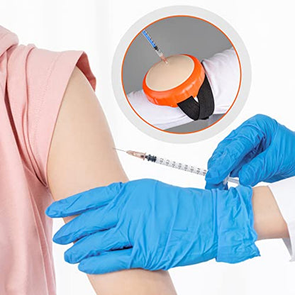 Injection Practice Pad, Wearable IM and SQ Training Model - color: Orange