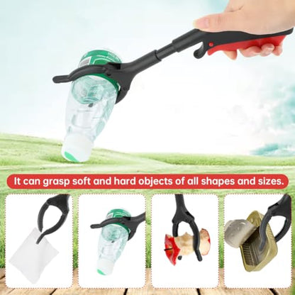 Grabber Tool, 4pcs 30cm/12inch Short Grabber Reacher Tool Claw Rubbish Tong