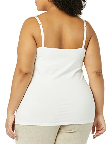 Amazon Essentials Women's Maternity Nursing Tops, Pregnancy Clothes with Adjustable Straps and Built-in Shelf Bra, Pack of 2 - color: 2-pack White, size: X-Large
