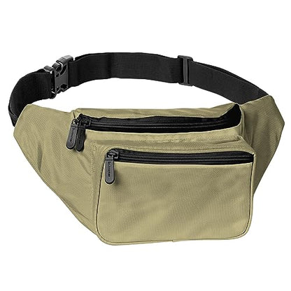SoJourner Waterproof Fanny Pack, Olive Green - color: Olive Green