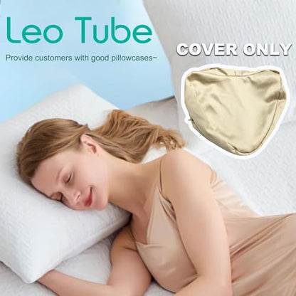 Satin Knee Pillowcase for Contour Legacy Knee Pillow (Champagne) - color: Champagne
