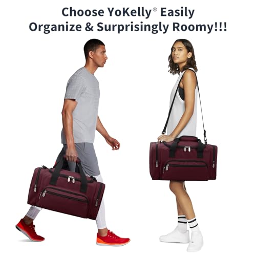 17 inch Small Duffle Bag, Burgundy - color: Burgundy, size: 17 inch