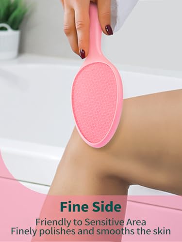 Glass Foot File Foot Callus Remover - color: 2 Sided-pink With Gift