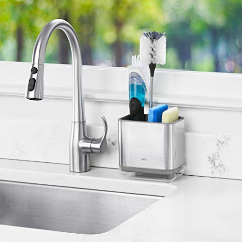 OXO Good Grips Stainless Steel Sink Organizer Caddy & Sponge Holder - color: Stainless Steel