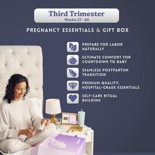 3rd Trimester Mom to Be Essentials Box, Pregnancy Gift - size: 3rd Trimester
