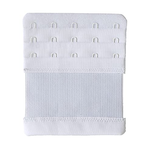 SAMGU Women's Bra Extenders 2 Hook/3 Hook/4 Hook/5 Hook/6 Hook Soft Stretchy - color: 5 Hook 3/4" Spacing, Multicolor