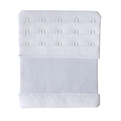 SAMGU Women's Bra Extenders 2 Hook/3 Hook/4 Hook/5 Hook/6 Hook Soft Stretchy - color: 5 Hook 3/4" Spacing, Multicolor