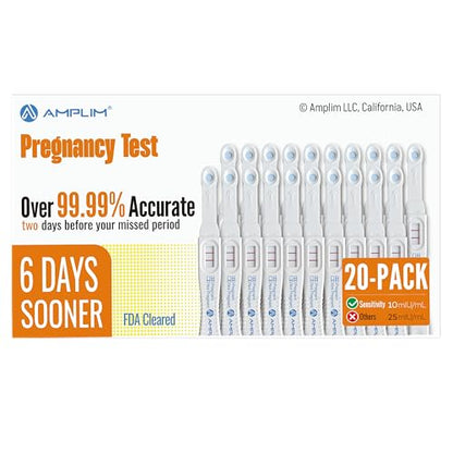Early Detection Pregnancy Test Sticks 20 Pack for Women - size: 20-Pack