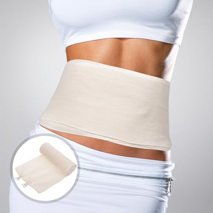 Postpartum Wrap,Postpartum Cotton Belly Support,Postpartum Belly Band,Recovery Wrap Corset Wrap,Waist Compression Wrap,Abdominal Binder Pregnancy Supply for Mother Women Accessory (Pack of 2)