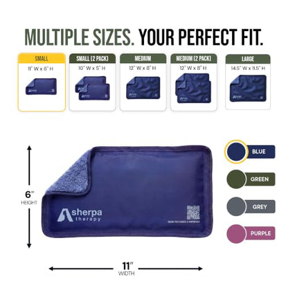 Flexible Hot and Cold Gel Pack Small 6" x 11" - size: Small, style: Blue
