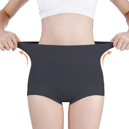 Postpartum C Section Cotton Compression Underwear Recovery Panties - color: Black + Black, size: 7