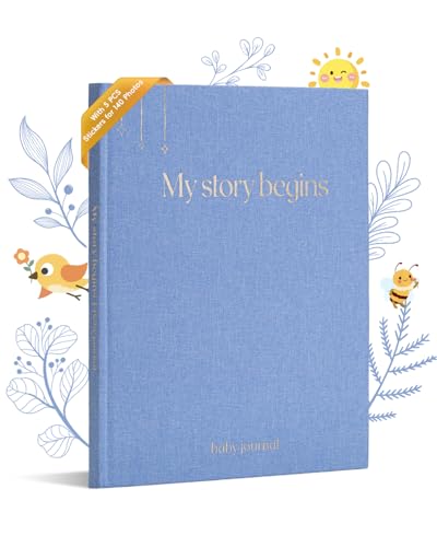 Baby Memory Book, Keepsake Baby Book Record from Pregnancy to Age 5, 8"x10"