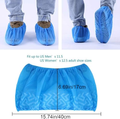 Shoe Covers Disposable 2800 Pack (100 Pairs) - size: XX-Large (Pack of 14)