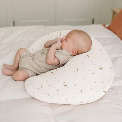 Konssy 2 Pack Nursing Pillow Covers, Soft Stretchy Cover for Breastfeeding - color: Moon,coffee Check