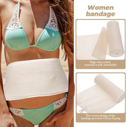 Postpartum Wrap,Postpartum Cotton Belly Support,Postpartum Belly Band,Recovery Wrap Corset Wrap,Waist Compression Wrap,Abdominal Binder Pregnancy Supply for Mother Women Accessory (Pack of 2)