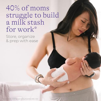 Lansinoh Breastmilk Storage Container with Quick-Freeze Tray