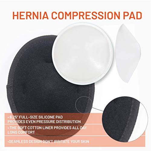 Everyday Medical Plus Size Umbilical Hernia Belt for Women | Hernia Binder for Men | Navel, Ventral & Incisional | Abdominal Support | XXL/2XL - size: 2X-Large (Pack of 1)