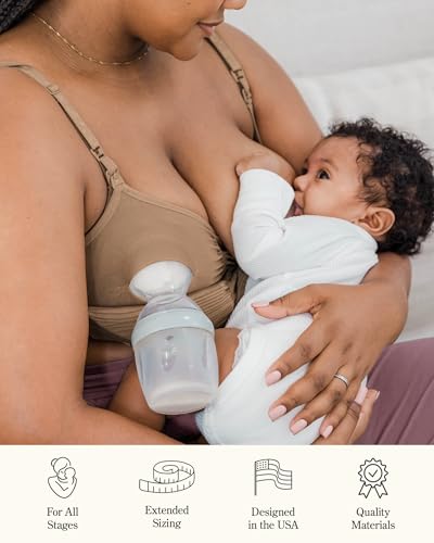 Kindred Bravely Sublime Hands Free Pumping & Nursing Bra, Wireless - color: Black, size: X-Large