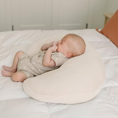 Konssy 2 Pack Nursing Pillow Covers, Soft Stretchy Cover for Breastfeeding - color: Beige,brown