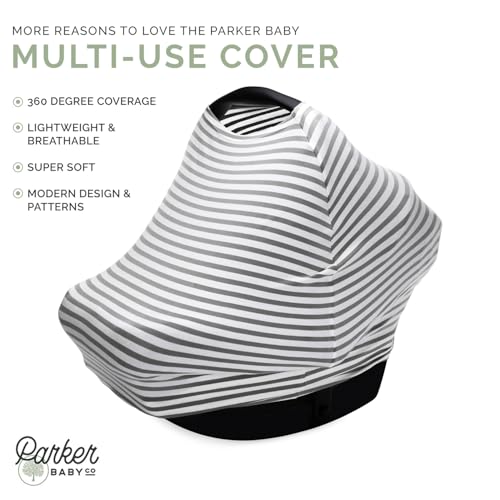 Parker Baby Co. Multi-Use Cover - Carseat Cover, Nursing Cover - Pine - color: Pine