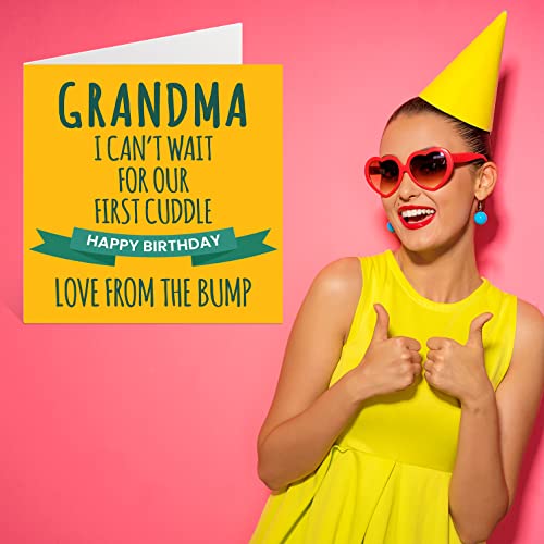 Stuff4 Fun Birthday Cards for Grandma, First Cuddle - color: Grandma Birthday
