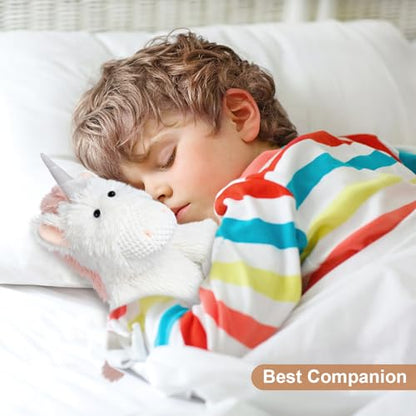 SuzziPals Warmbale Unicorn Stuffed Animal Heating Pad for Period Cramps - style: Unicorn