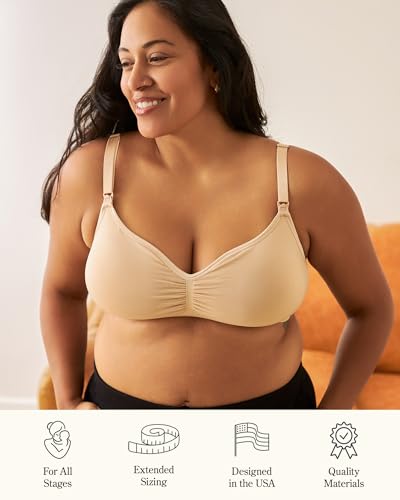 Kindred Bravely Tatum Maternity Nursing Bra, Seamless Bralette Set, 2 Pack - color: 2pk Black/Black, size: Medium