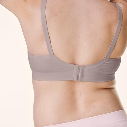 Bravado Designs Nursing Bra Full Coverage Wireless Scoop Neck Comfort Maternity Bra - color: Sand, size: Small