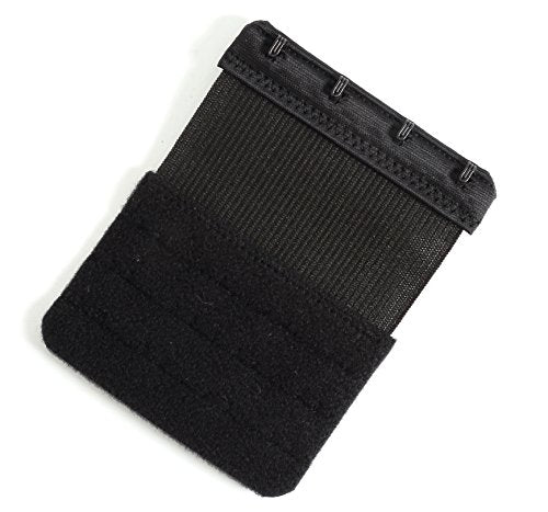 Women's Bra Extenders 4 Hook / 3 Hook / 5 Hook / 2 Hook Soft Comfortable Stretchy Bra Extension Strap - color: 6 Pieces Black, 4 Hook