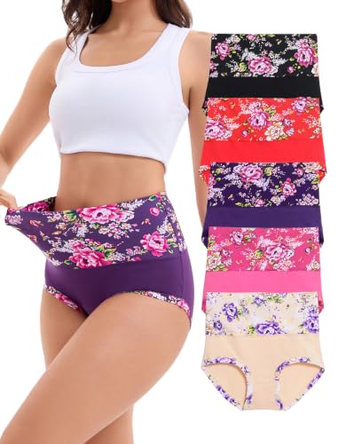 Womens Cotton Underwear Briefs Multipack - color: Brief 01 - 5 Pack - Assorted Colors, size: Medium