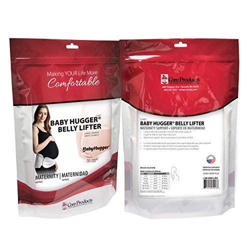 Maternity Support Belt for Pregnancy Belly & Lower Back Support, L - size: Large