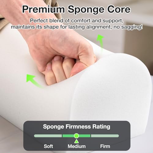 3/4 Round Massage Table Bolster Pillow with Strap Handle, 26 x 6 x 6 In - color: 3/4 Round - Black