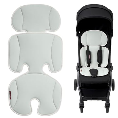 Momcozy Universal Stroller Cooling Pad, Detachable 2-Piece Cushion - color: Light Gray, size: Cooling Pad