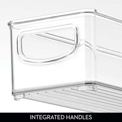 iDesign Slim Clear Plastic Storage Bin Organizer, Extra Long Narrow - style: Pack of 1