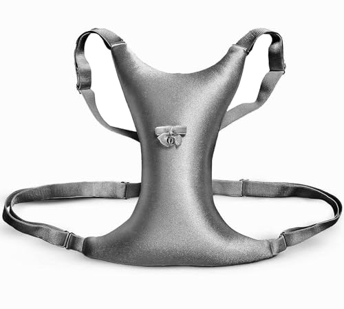 Intimia Breast Pillow for Chest Wrinkles and Side Sleeping - Chest Pillow for Wrinkle Prevention and Breast Support (Silver) - color: Silver