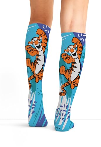 Cherokee Legwear Compression Socks for Women 10-15 mmHg (1-Pair Pack) - color: Tigger Splash, size: One Size
