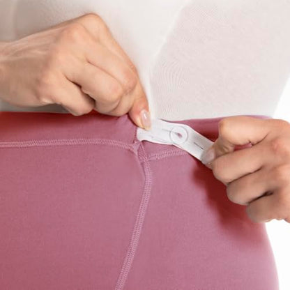 Over‑Belly Maternity Leggings, Soft Stretch Yoga Pants - color: 4 Packs-black/Dark Grey/Blue/Dark Pink, size: Large