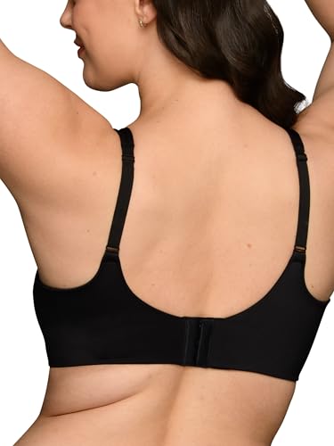 Vanity Fair Women's Beauty Back Smoothing Wireless Bra with Lift, Simple Sizing Available S-3xl - color: Light Lift - Midnight Black, size: Medium