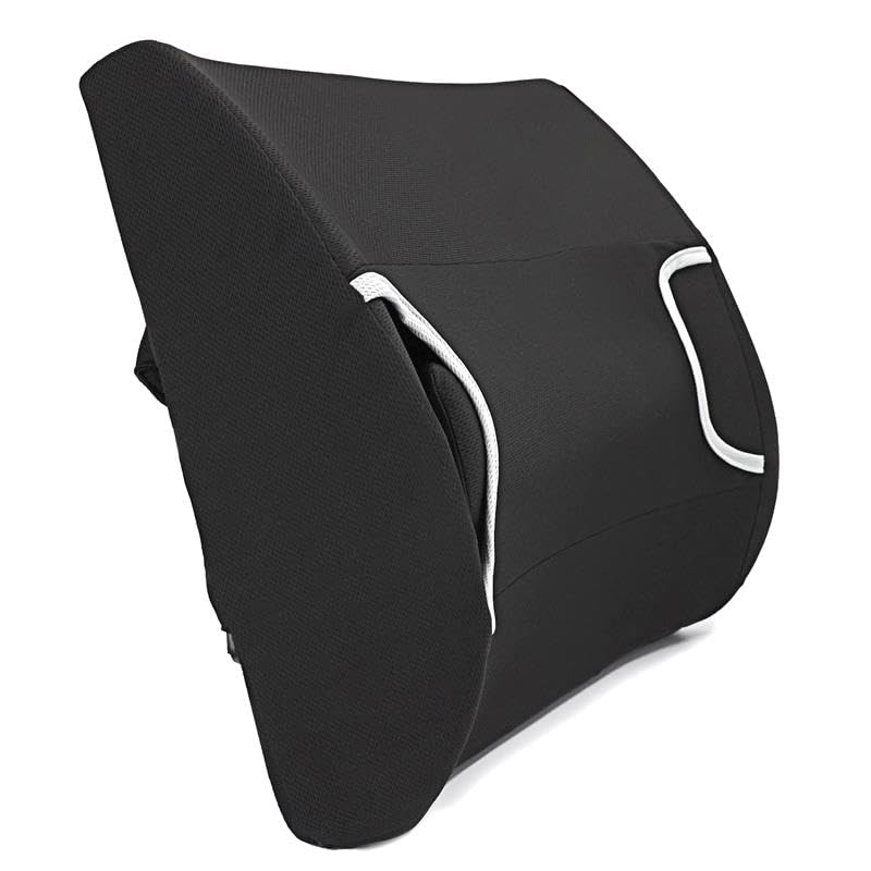 Vaunn Medical Seat Cushion, Lumbar Back Support Pillow for Office Chair with Removable Firm Insert