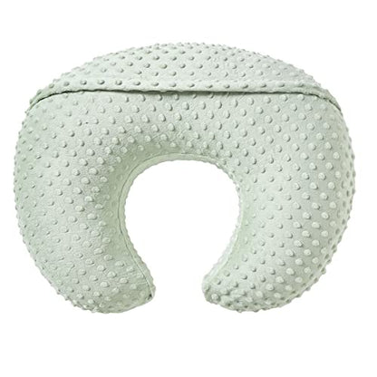 Nursing Pillow and Body Positioner with Premium Slipcover - color: Bay Green
