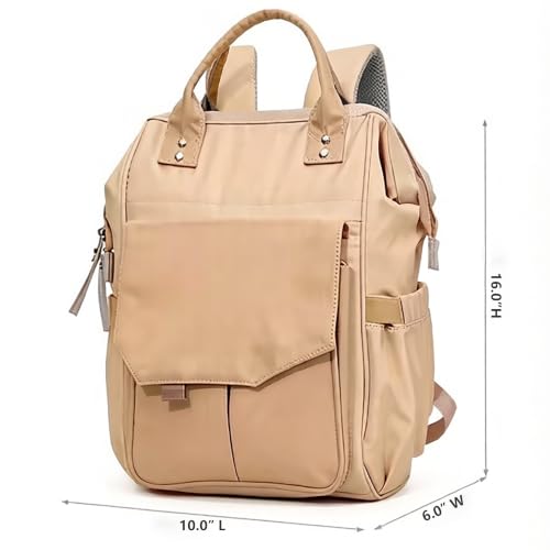 Diaper Bag with Changing Pad & Insulated Bottle Holders