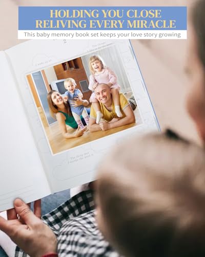 Baby Memory Book, Keepsake Baby Book Record from Pregnancy to Age 5, 8"x10"