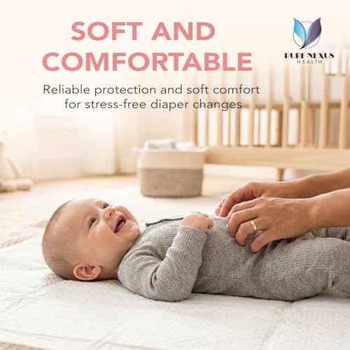 Disposable Baby Changing Pad Liners 18"x24" – 50 Pack, Soft, Waterproof & Ultra Absorbent for Mess-Free Diaper Changes - size: Medium | 18"x24" (50-Count)