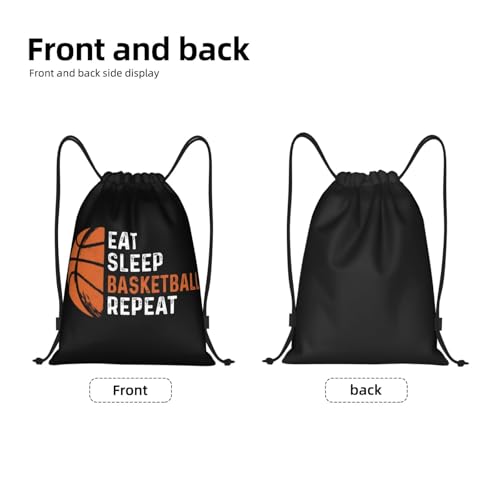 Gianlaima Drawstring Backpack Gym draw string bag For Men Women - color: Black10